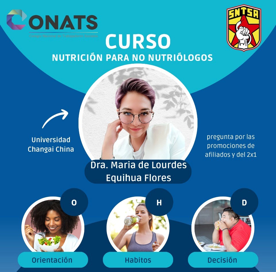 Curso «Nutrición para no Nutriólogos»