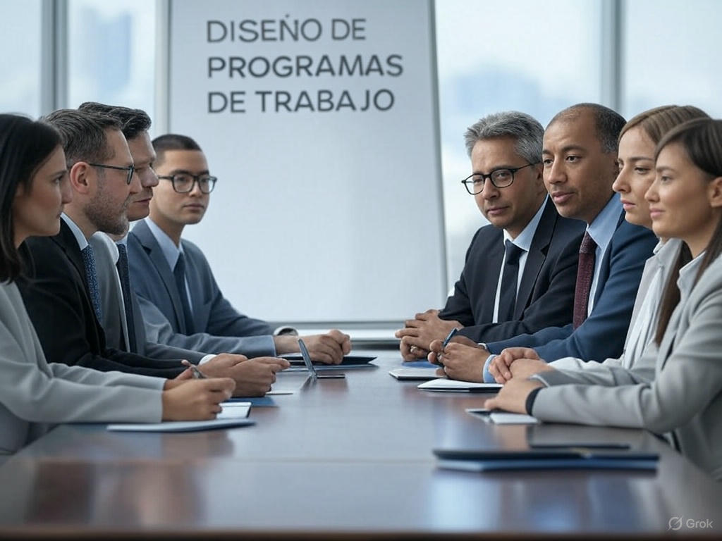 Diseño de programas de trabajo.